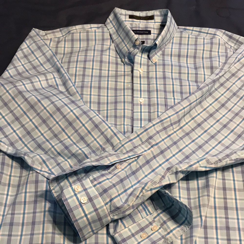 Jon Michael Cane button down sz XL